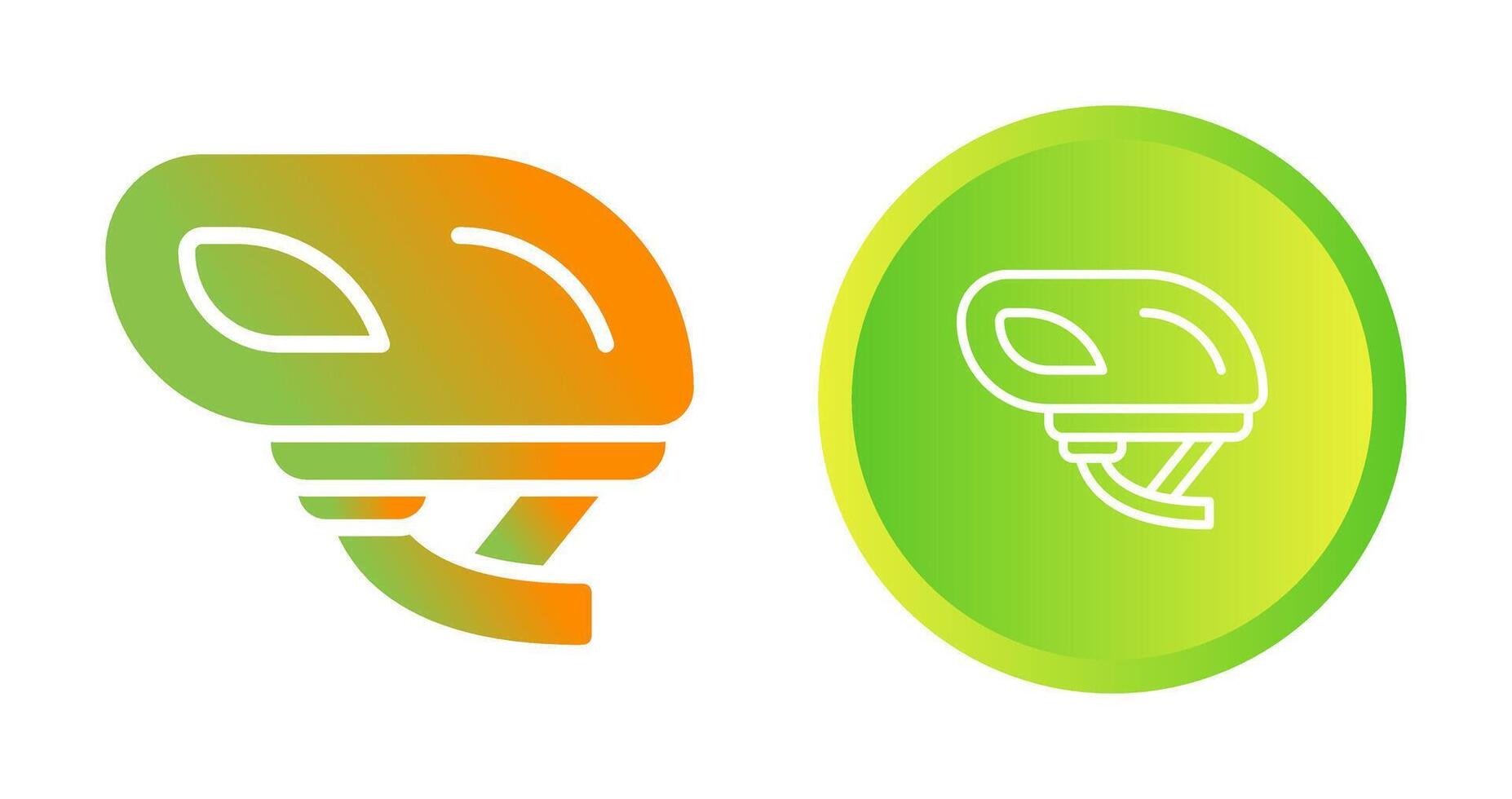 Smart Bike Helmet Vector Icon