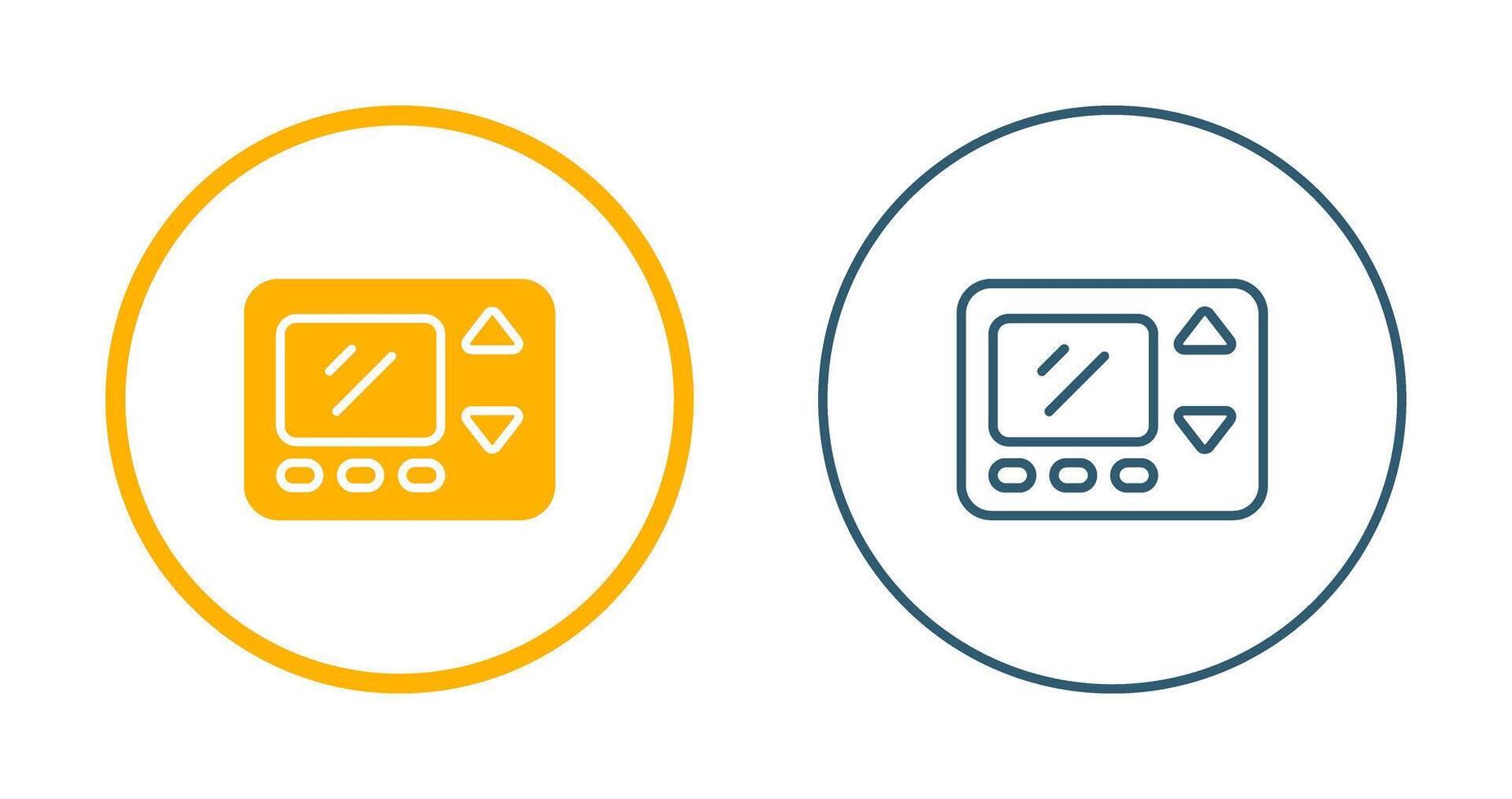 Smart Thermostat Vector Icon