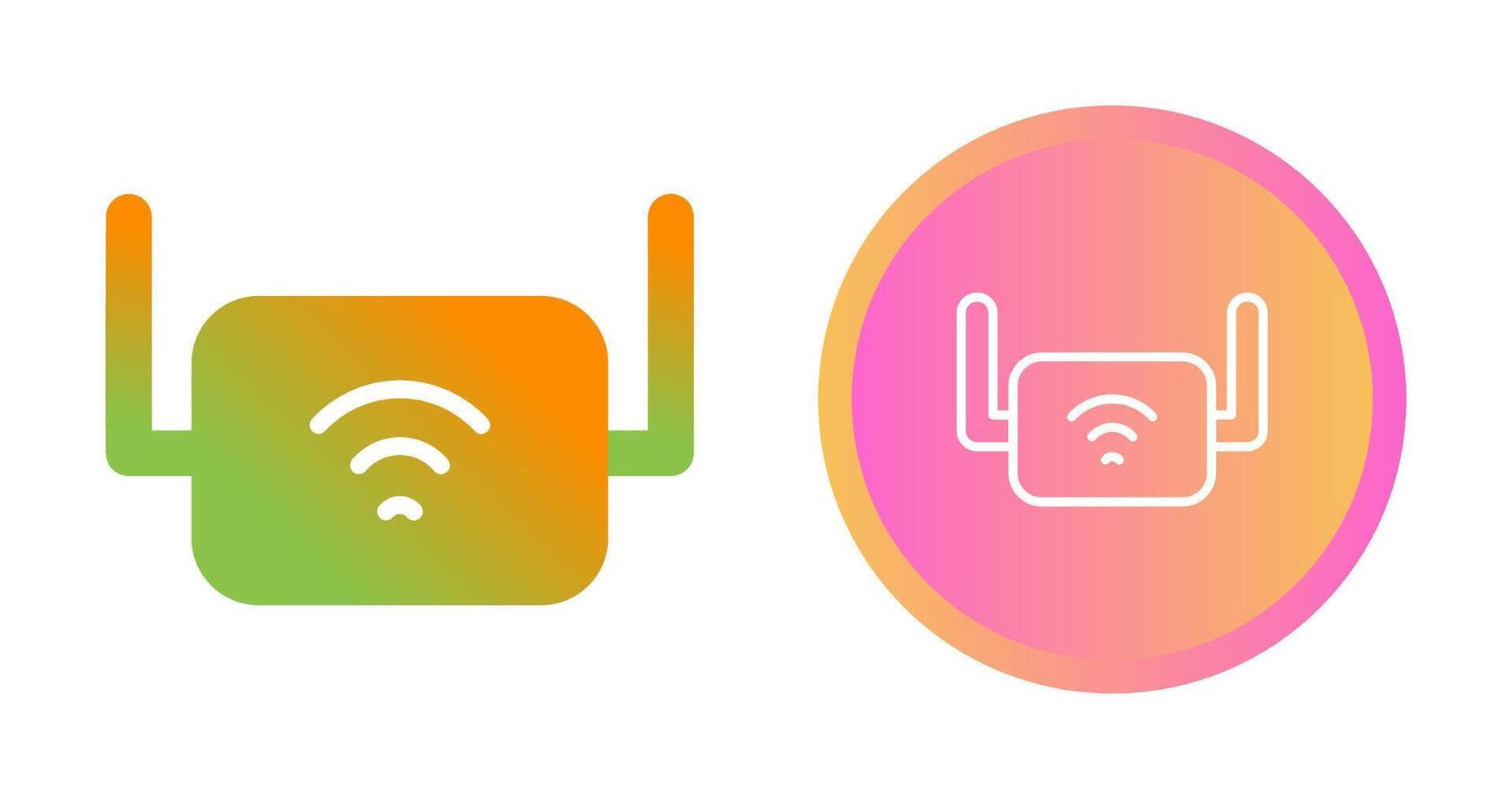 Wi-Fi Range Extender Vector Icon