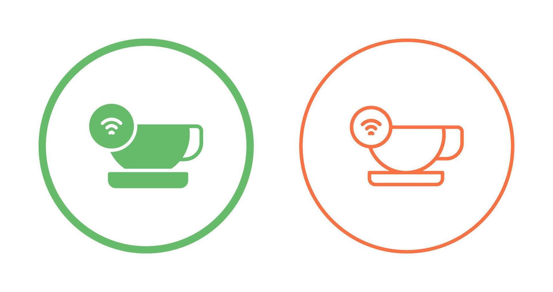 Smart Coffee Mug Vector Icon