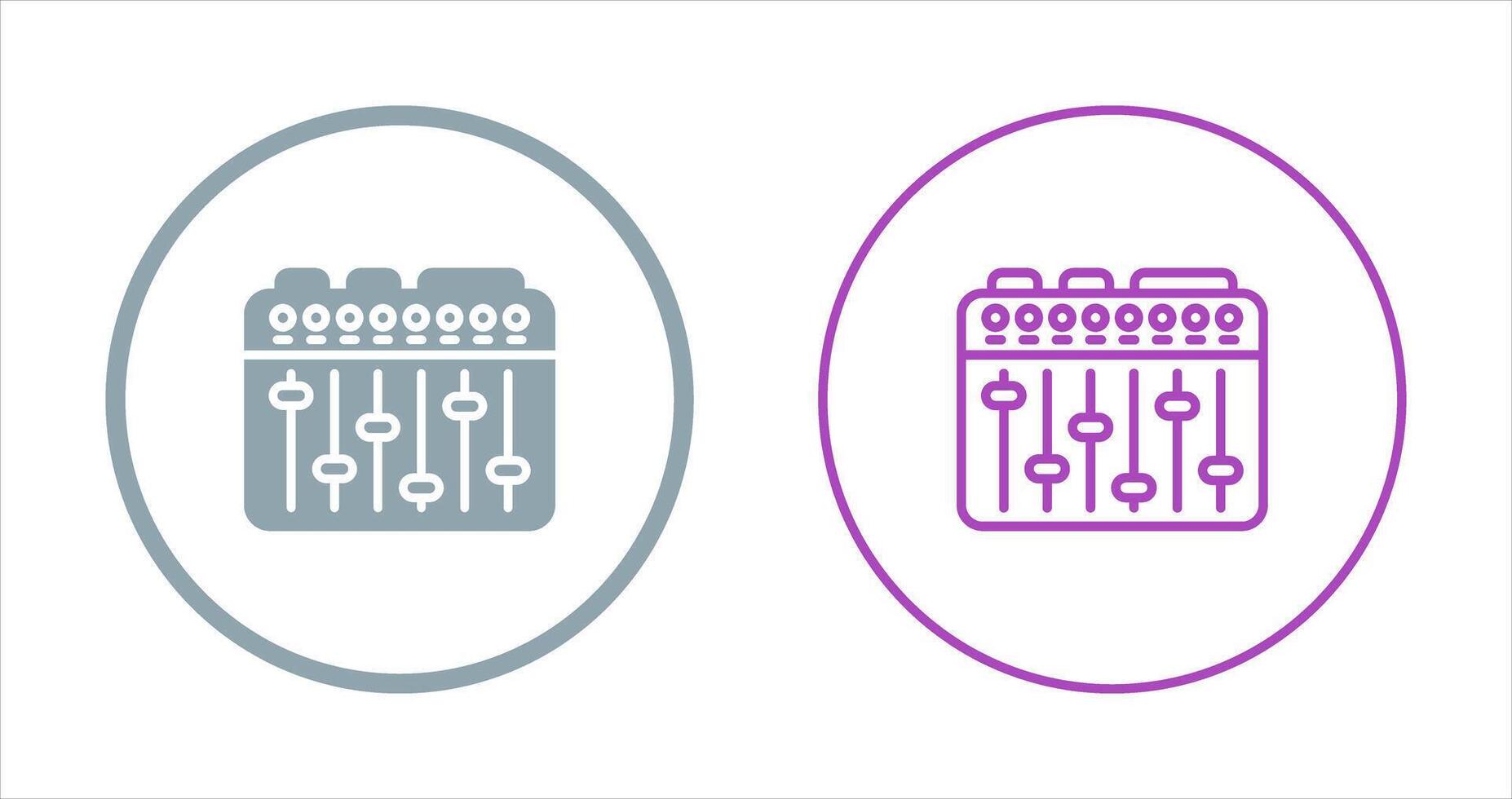 Sound Mixer Vector Icon