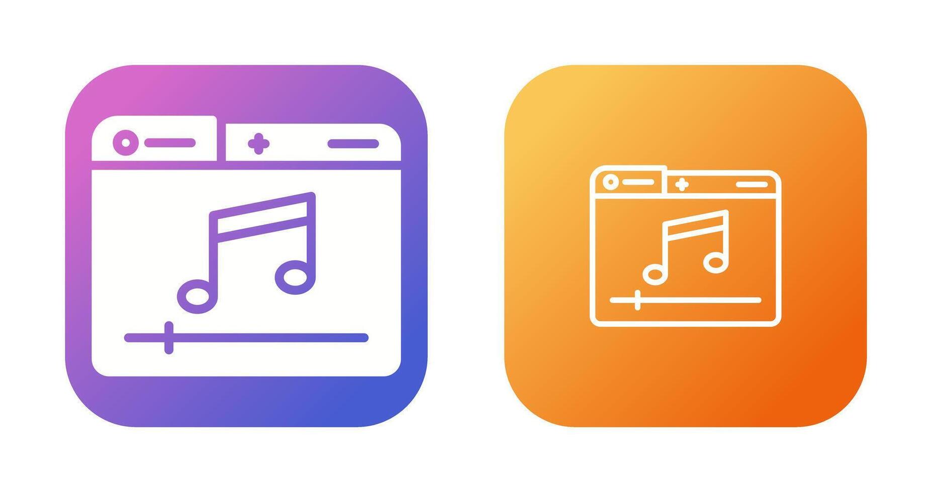 Music Player Vector Icon