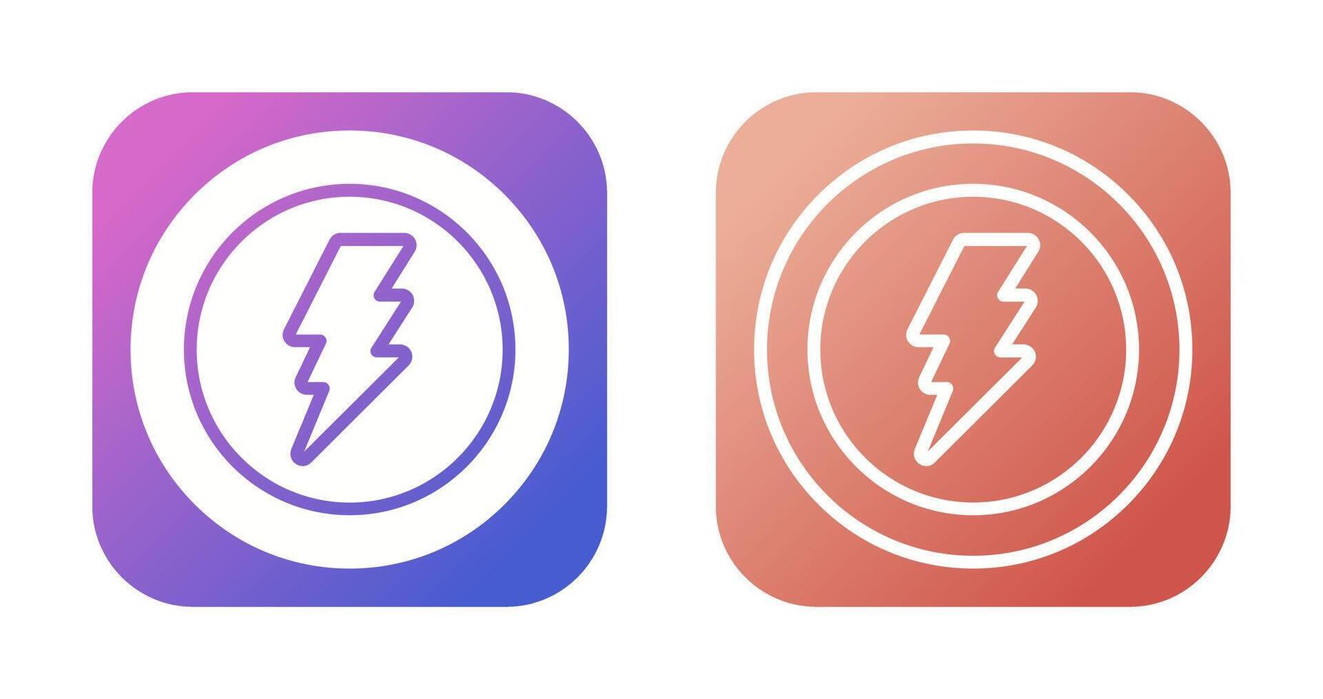 Lightning bolt Vector Icon