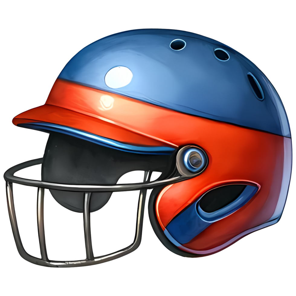 AI generated baseball helmet and goggles png