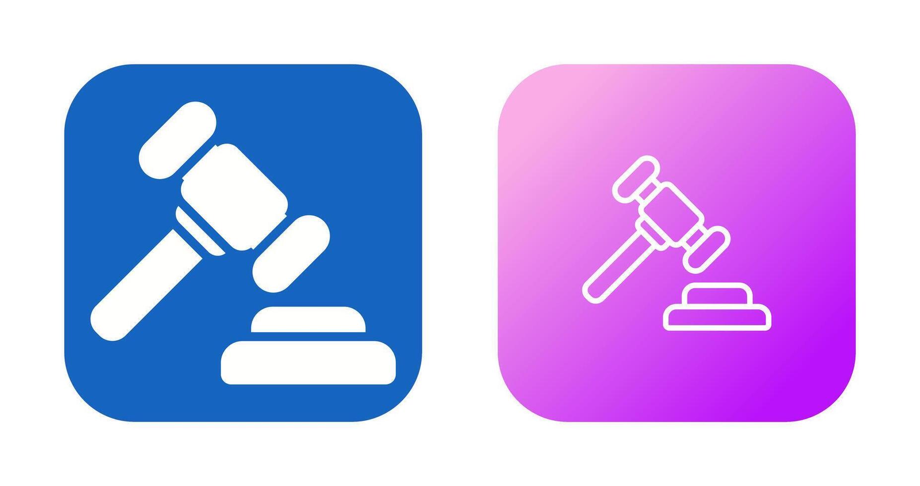 Gavel Vector Icon