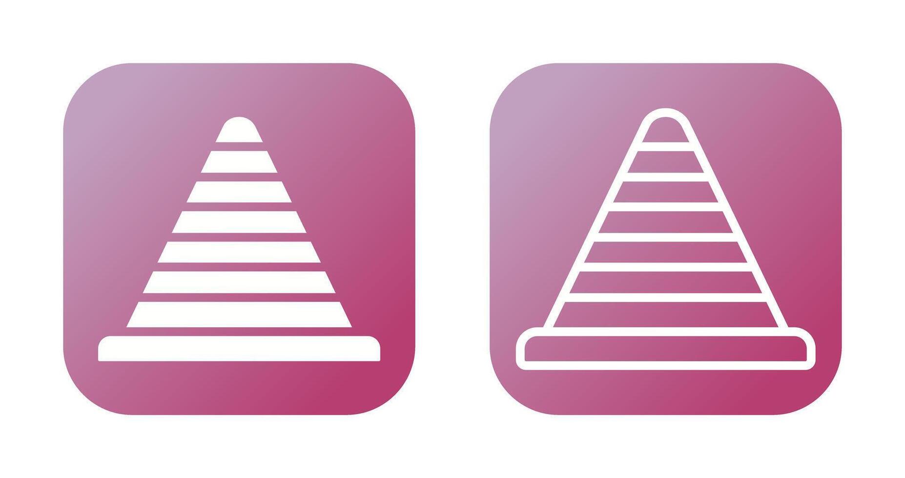 Traffic cone Vector Icon