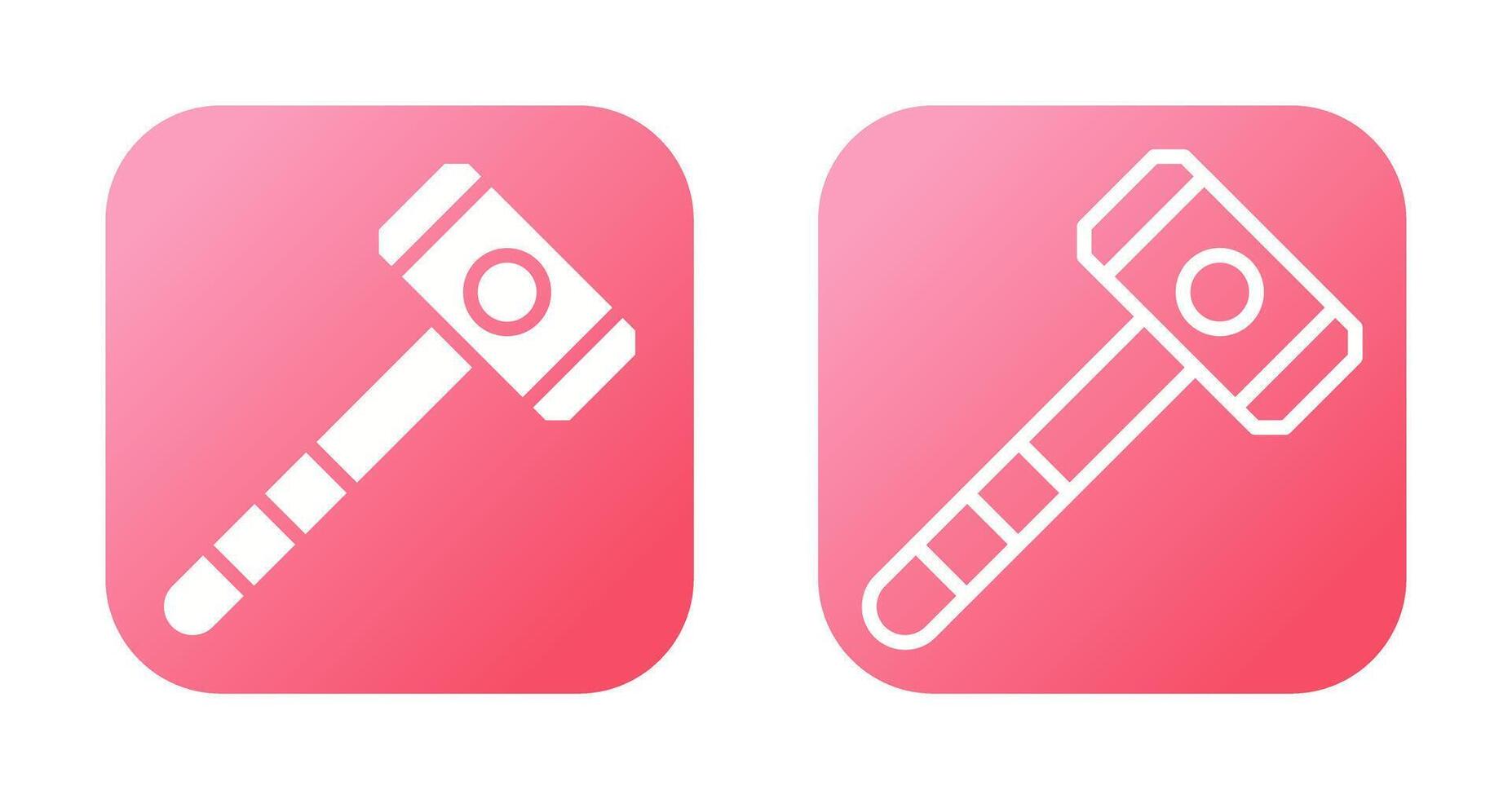 Hammer Vector Icon
