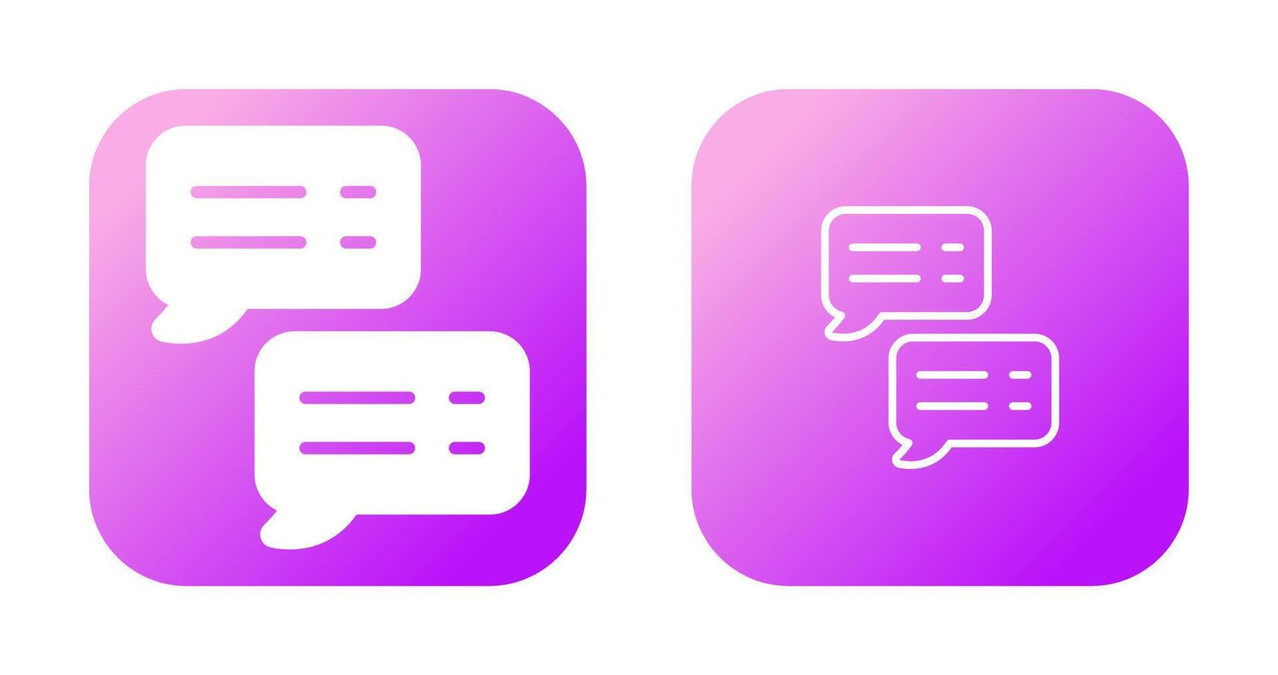 Chat Bubble Vector Icon