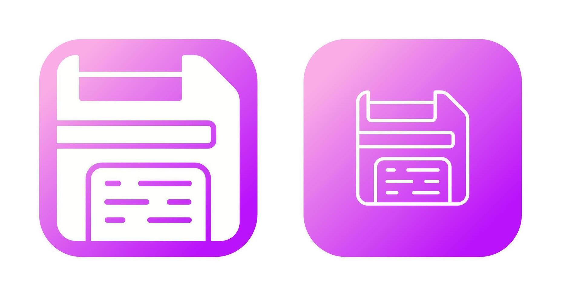 Floppy Disk Vector Icon
