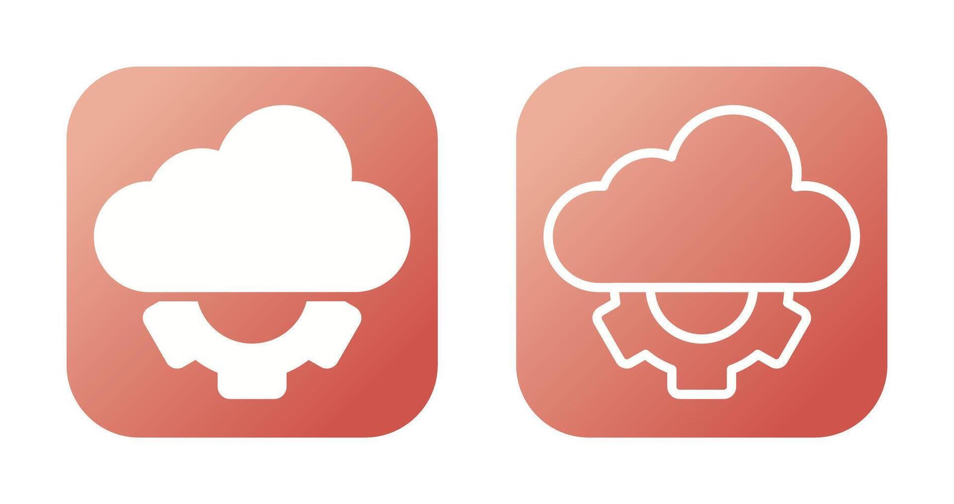 Cloud API Vector Icon