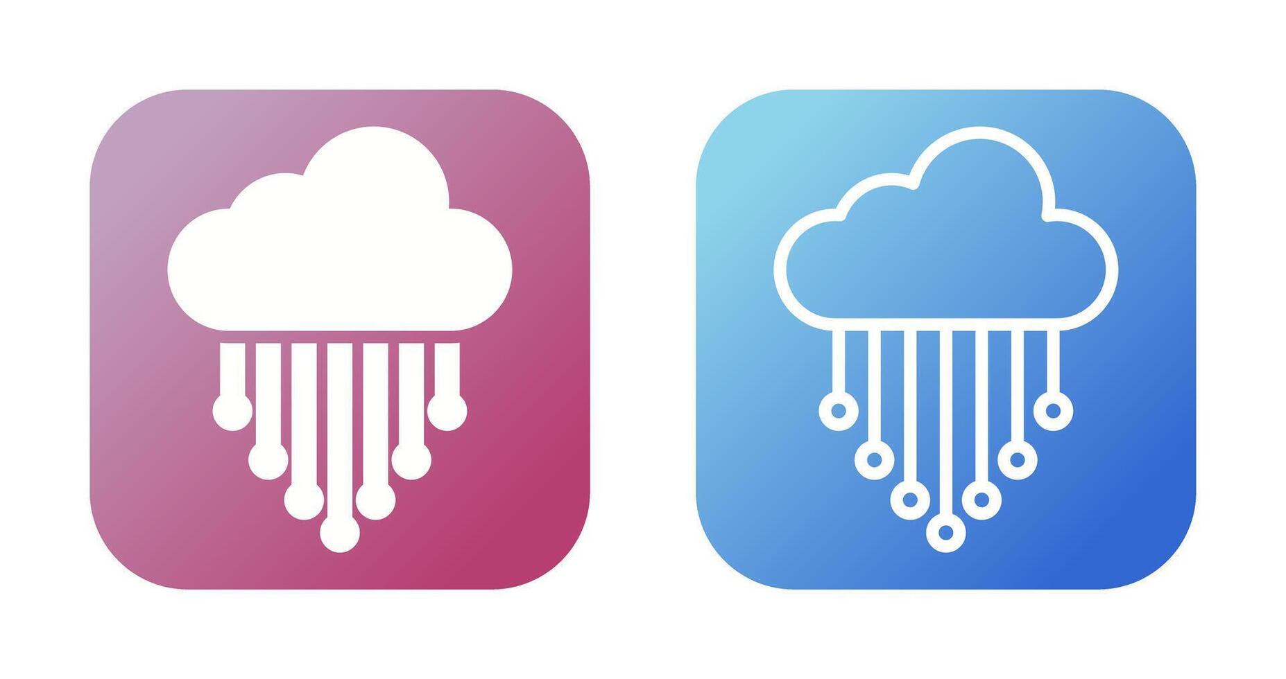 Cloud Integration Vector Icon