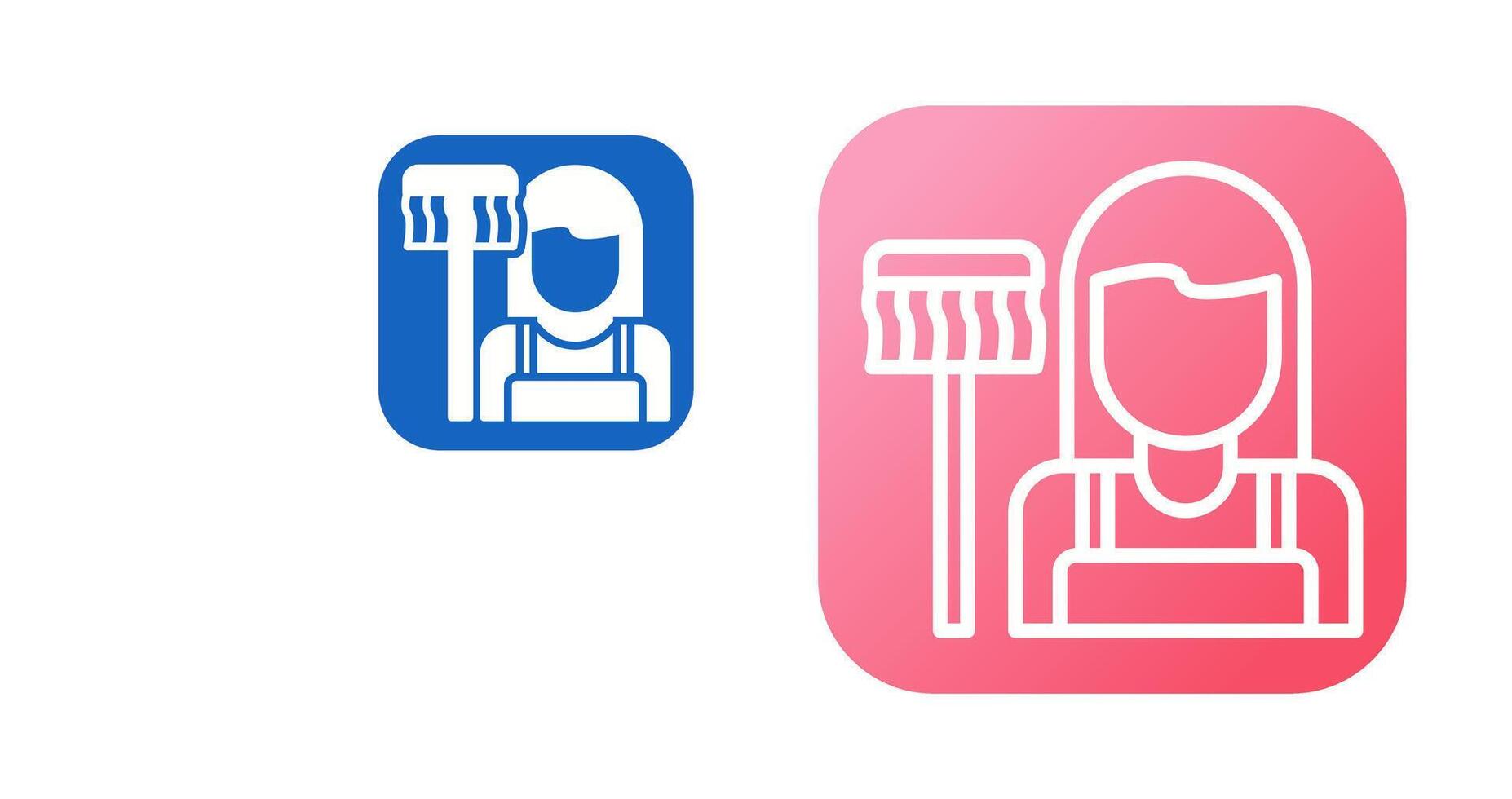 Housekeeper Vector Icon