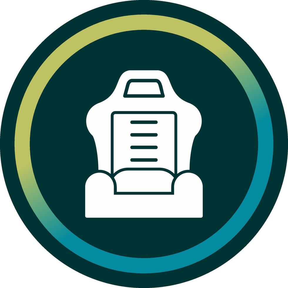 Car Seat Vector Icon