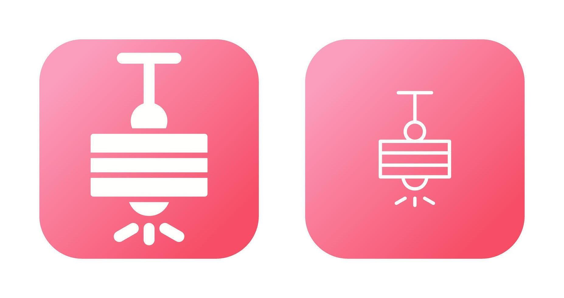 Ceiling Lamp Vector Icon