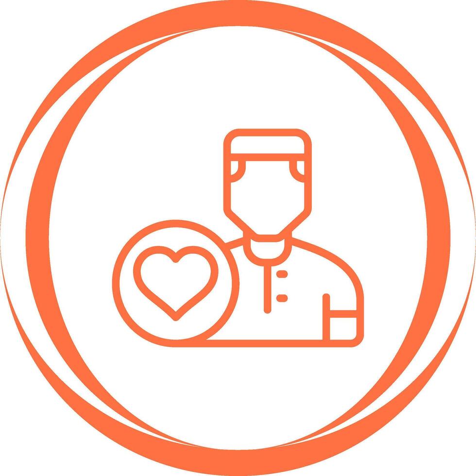 corazón médico vector icono