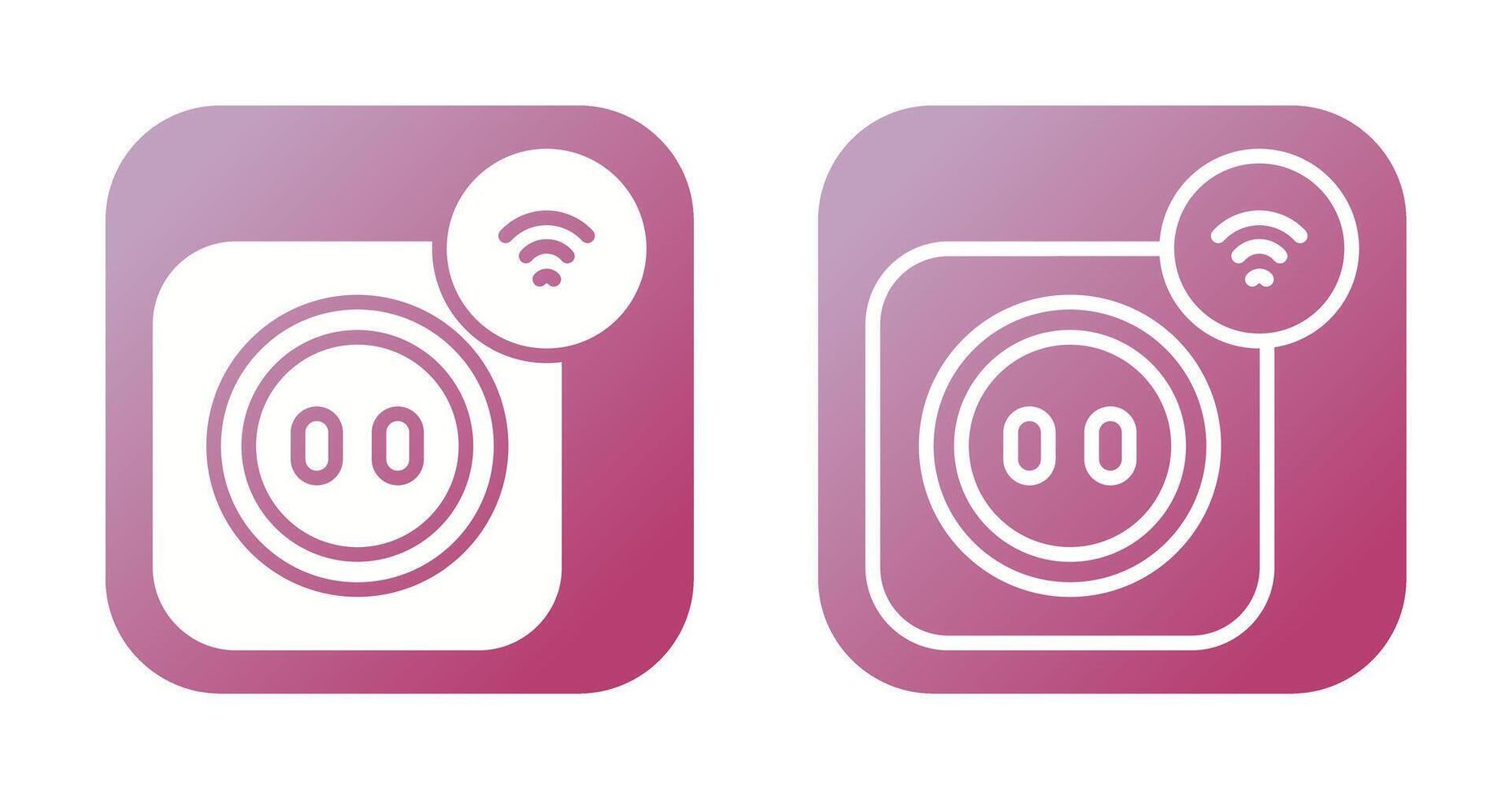 Smart Plug Vector Icon