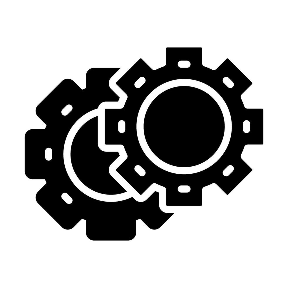 Gears Vector Icon