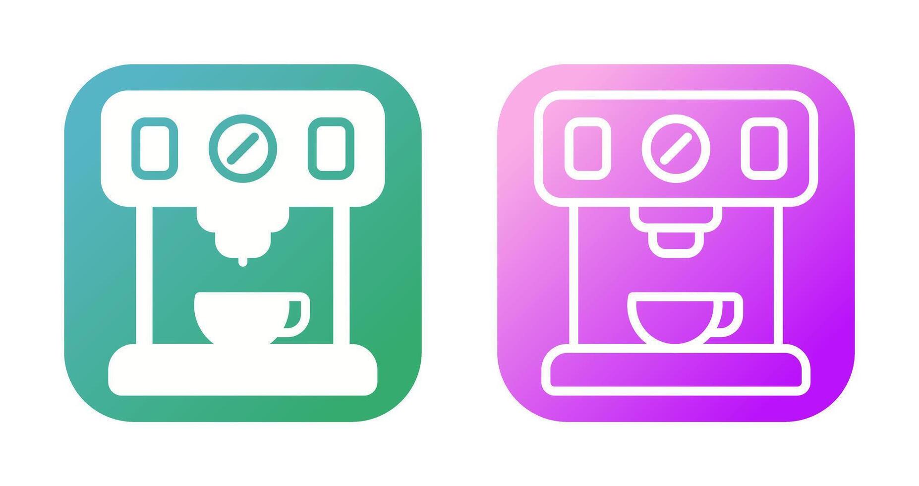 Coffee Maker with Wi-Fi Vector Icon