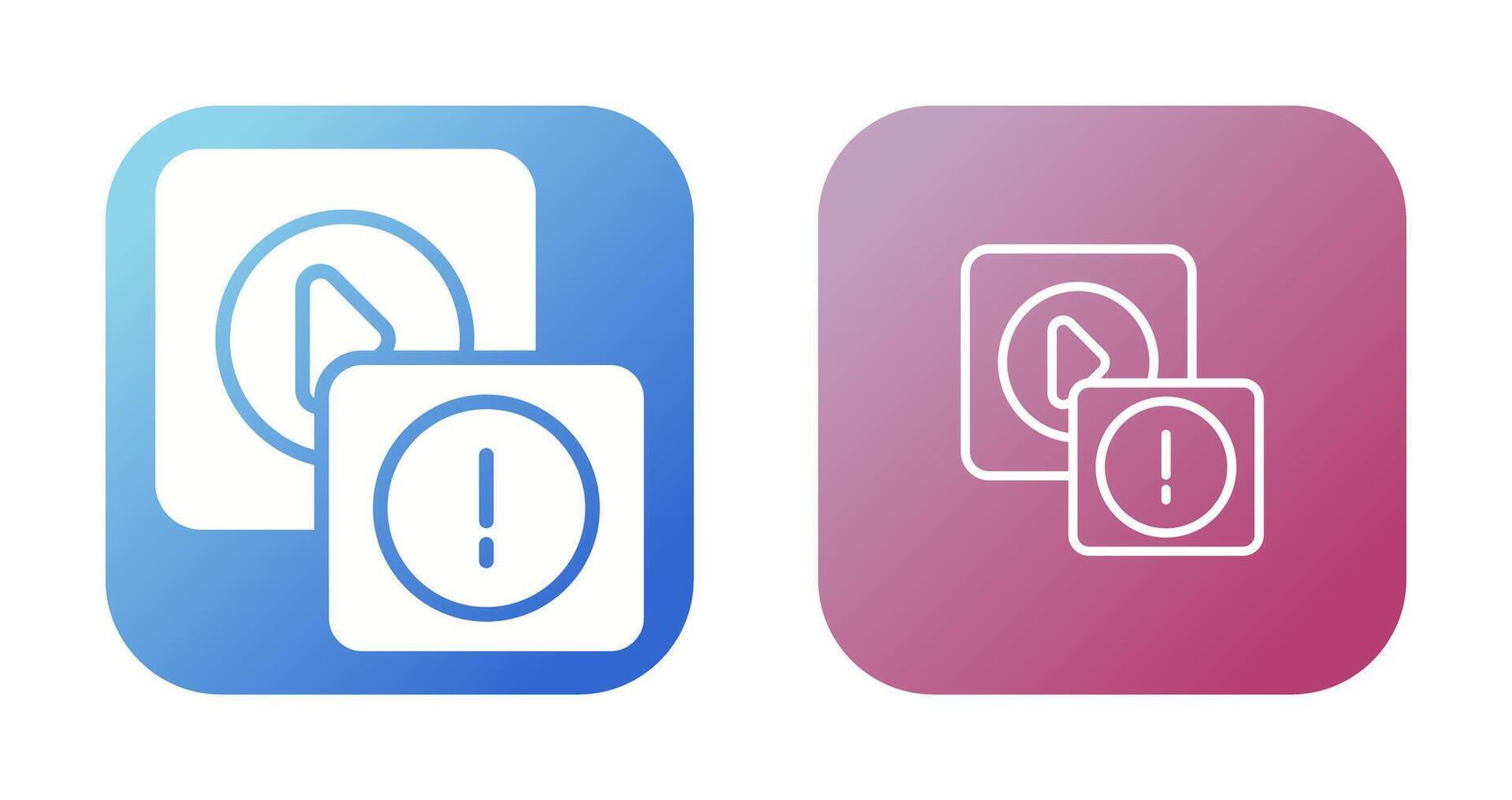 Error Vector Icon
