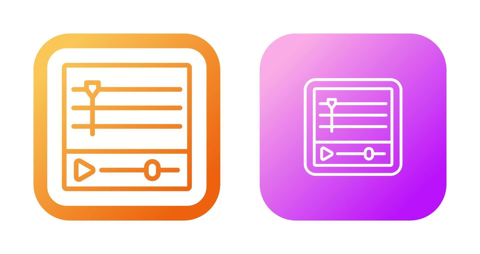Timeline Vector Icon