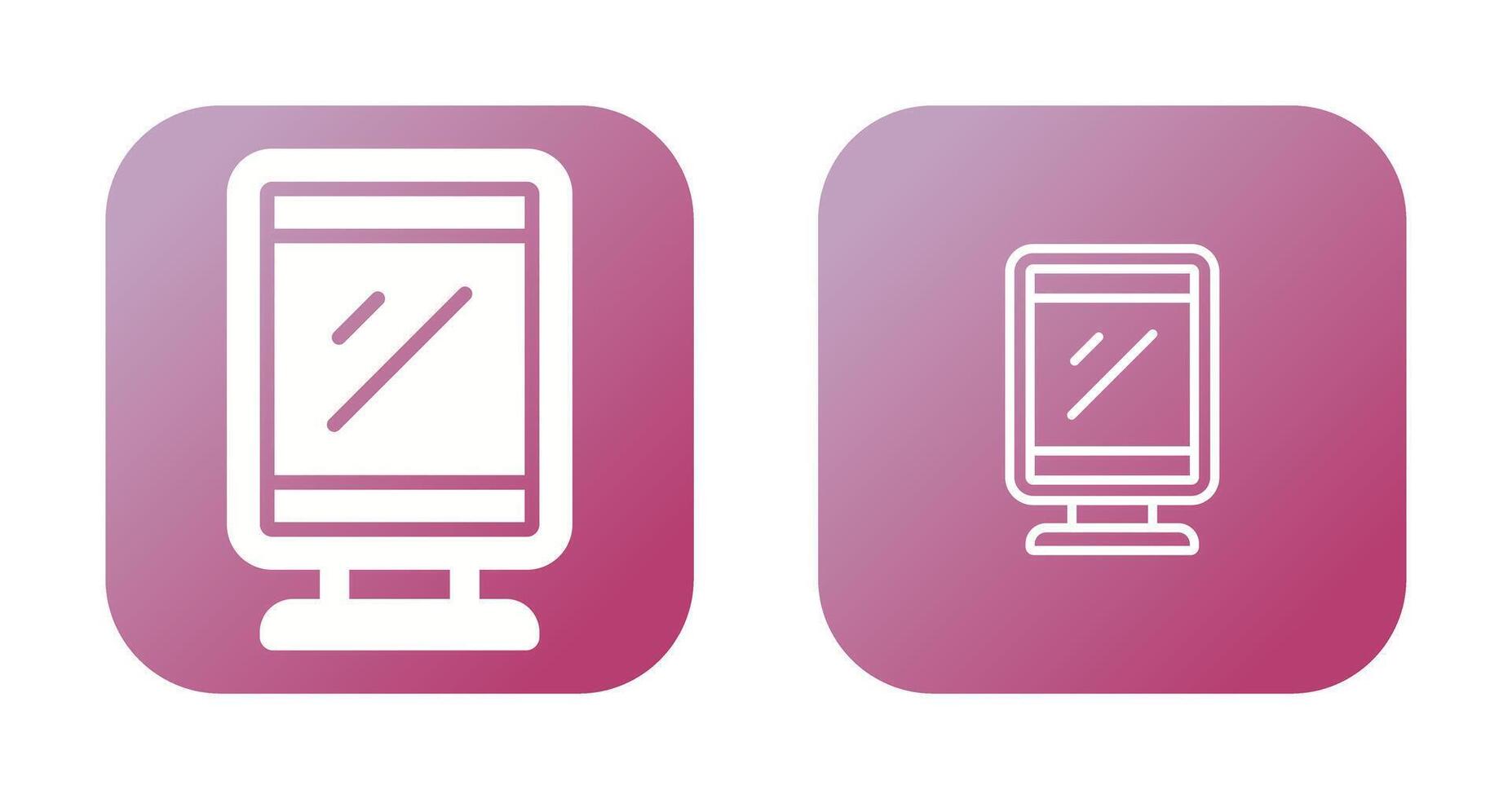 Desktop Vector Icon