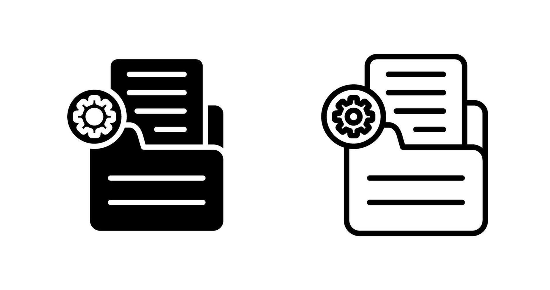 Document Settings Vector Icon