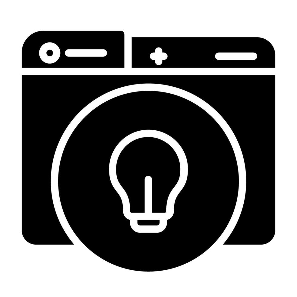 Lightbulb Vector Icon
