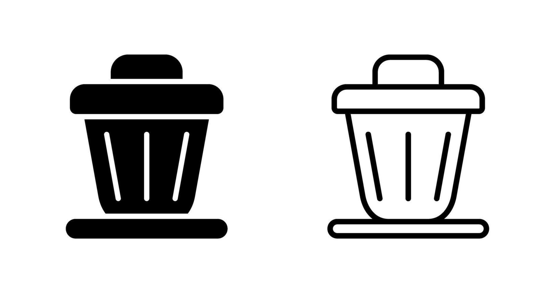 Trash bin Vector Icon