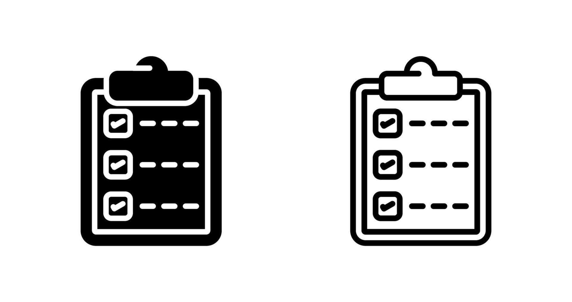 Checklist Vector Icon