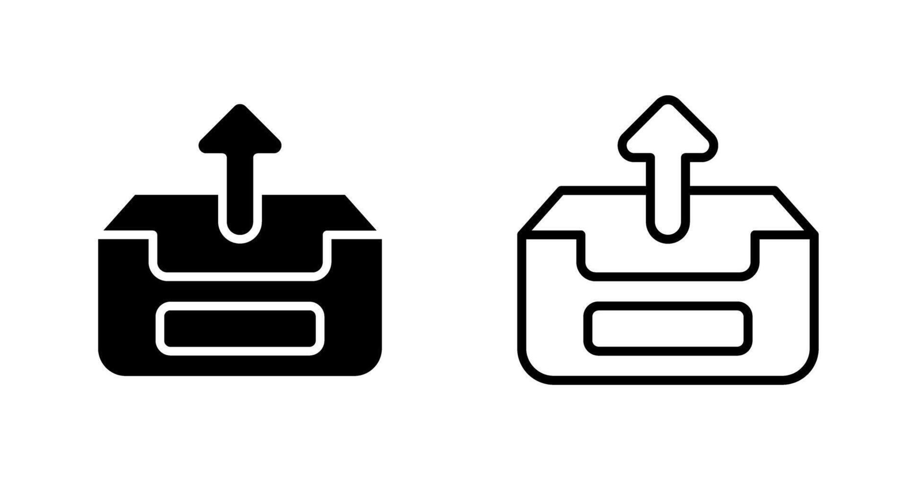 Outbox Vector Icon