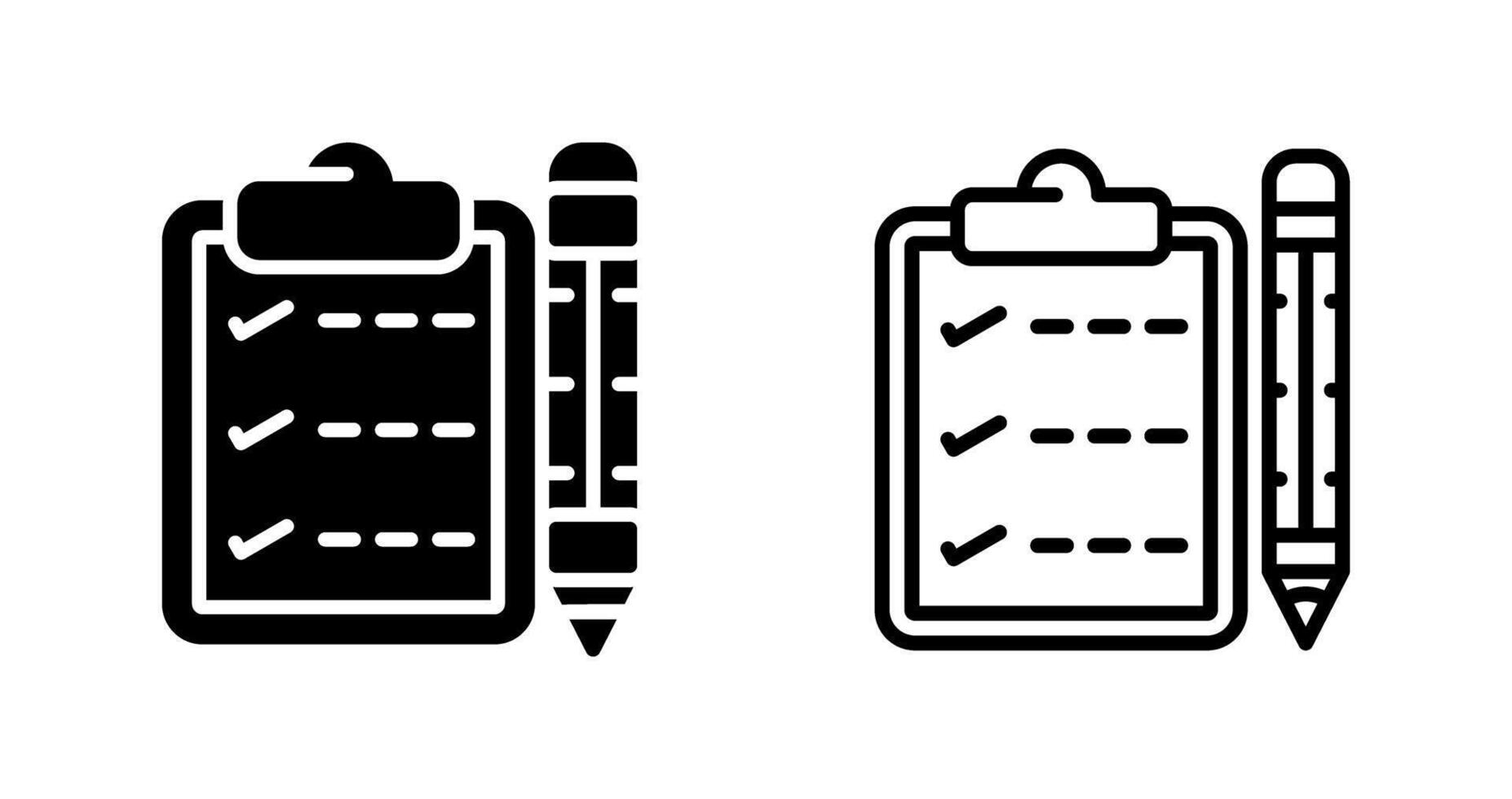 Writing pad Vector Icon