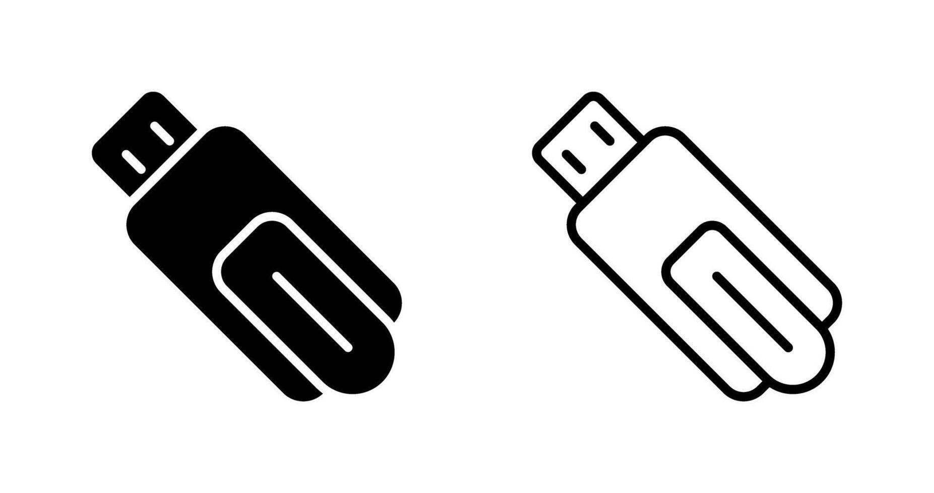 USB Flash Drive Vector Icon