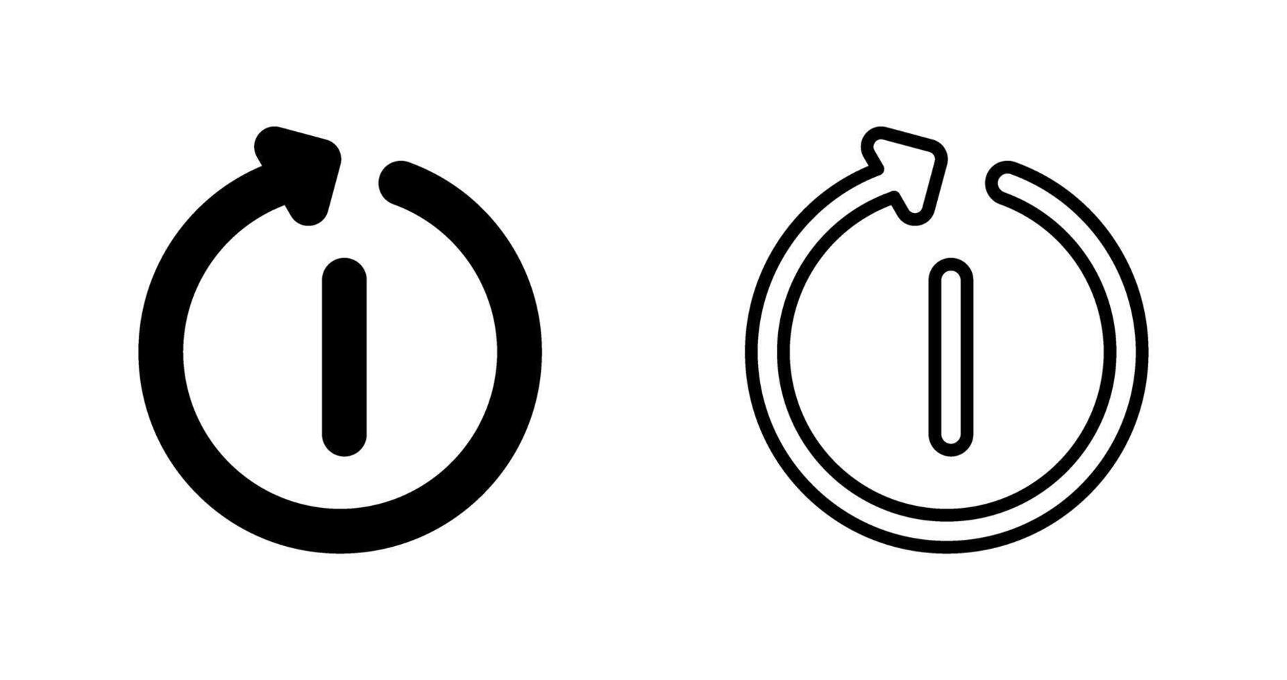 Restart Vector Icon
