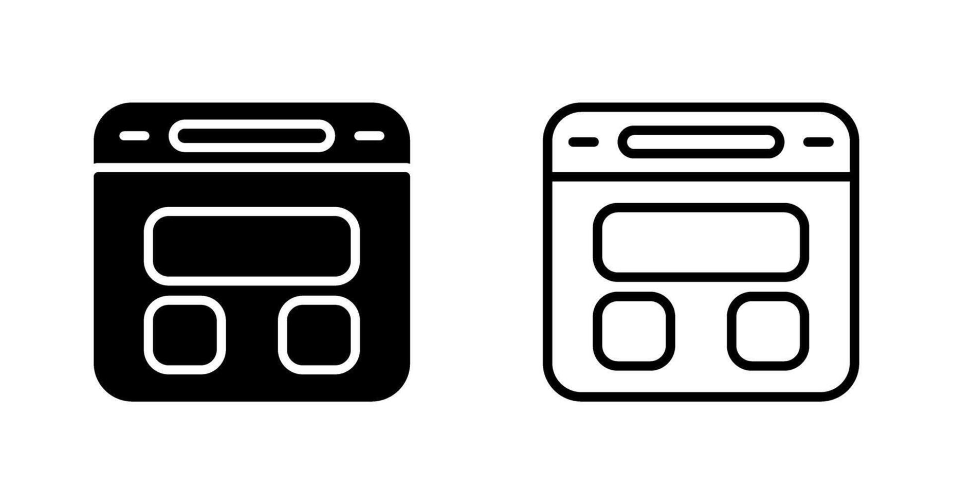 Browser Vector Icon