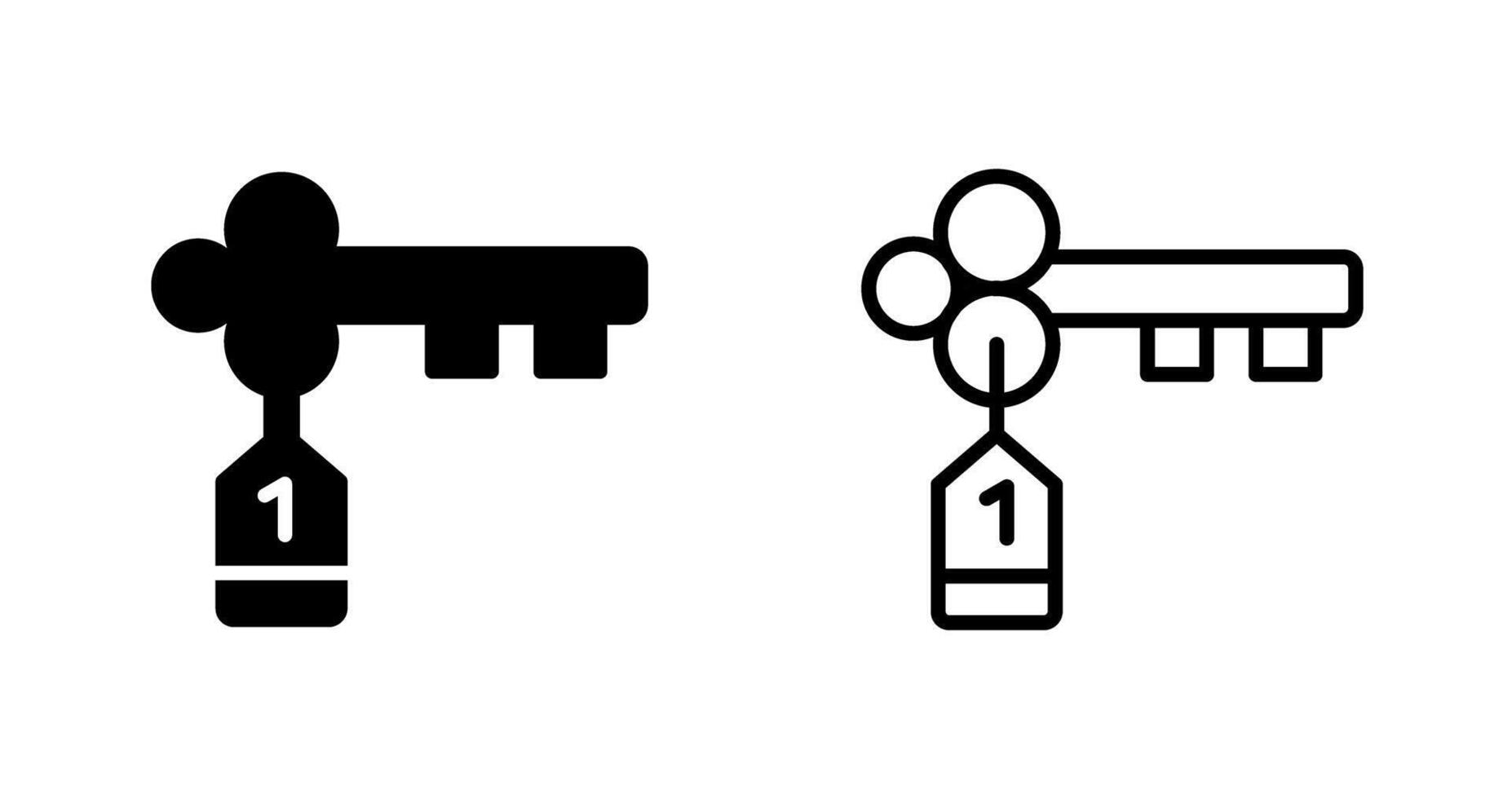 Door Key Vector Icon
