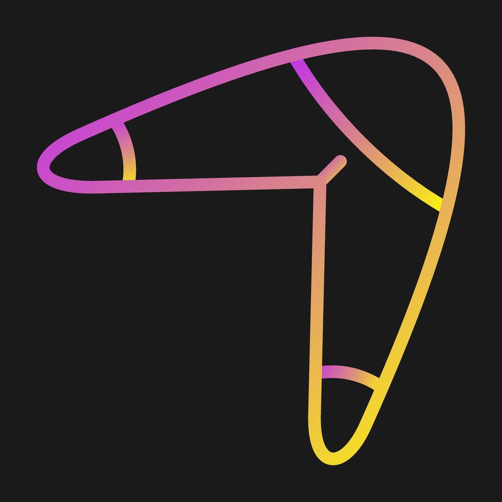 Boomerang Vector Icon