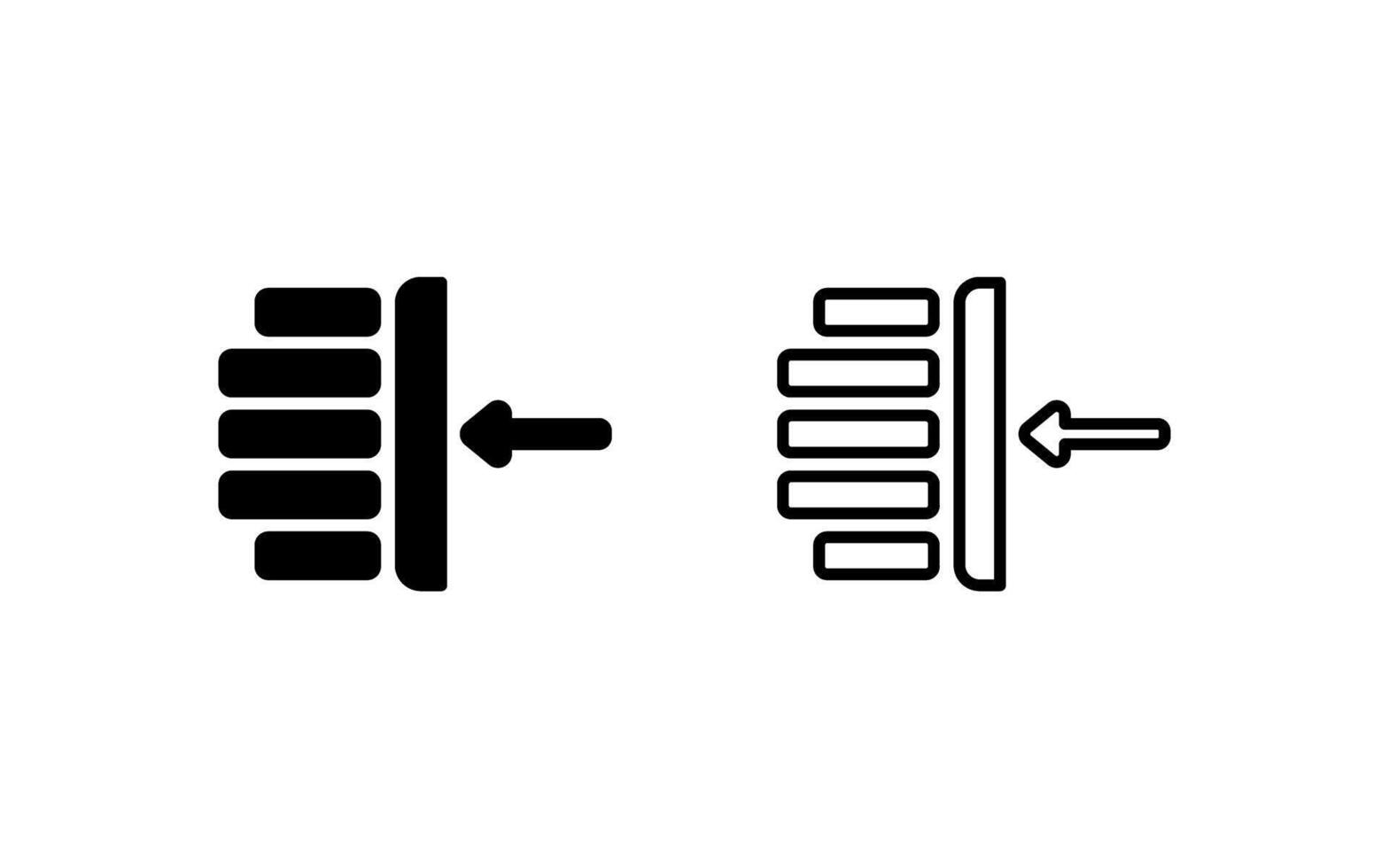 Margin Vector Icon