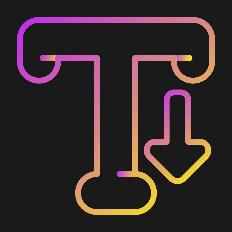 Typography Vector Icon
