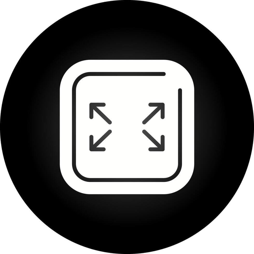 Fullscreen Square Vector Icon