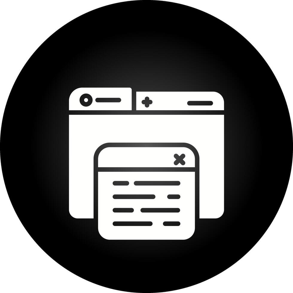 Pop Up Vector Icon
