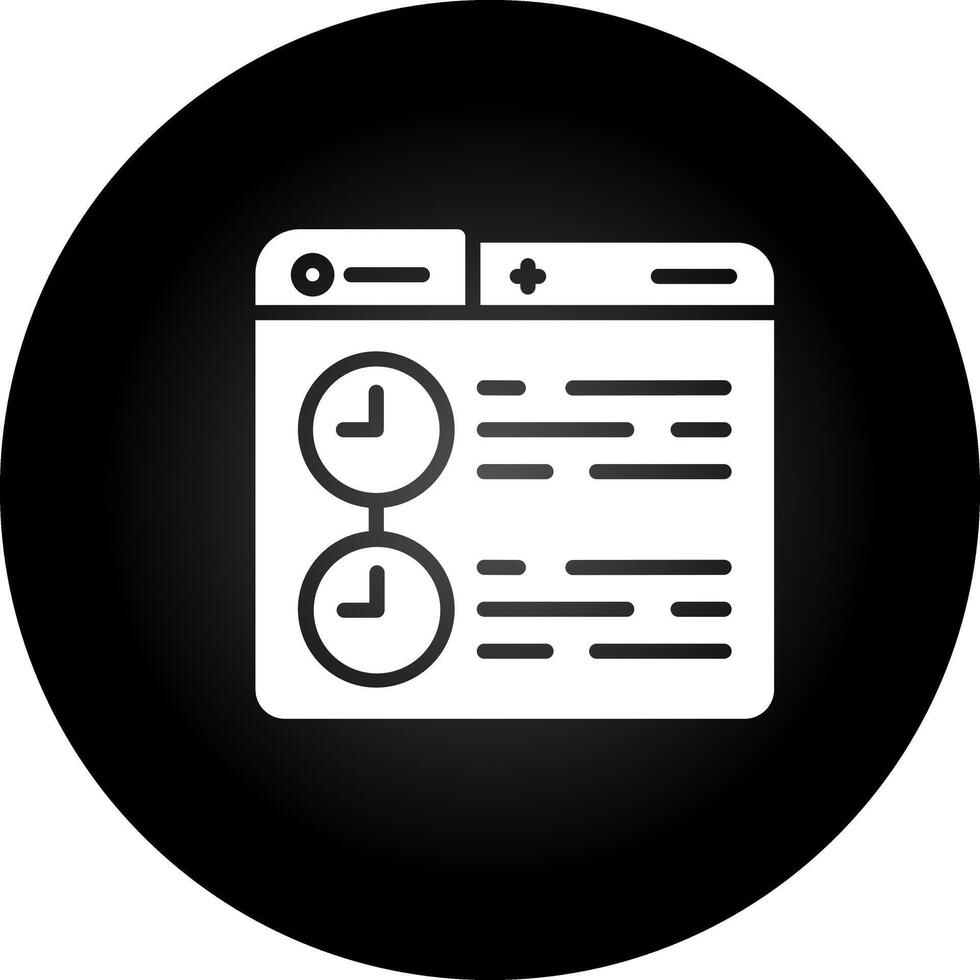 Timeline Vector Icon