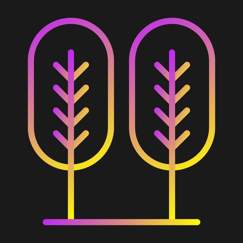 Birch tree Vector Icon