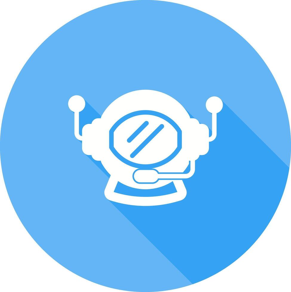 Astronaut Helmet Vector Icon