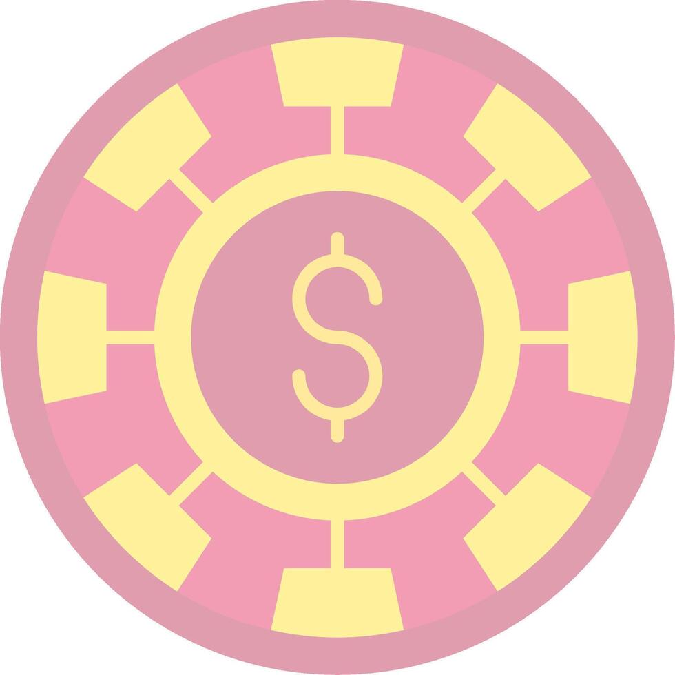 Chip Flat Light Icon vector