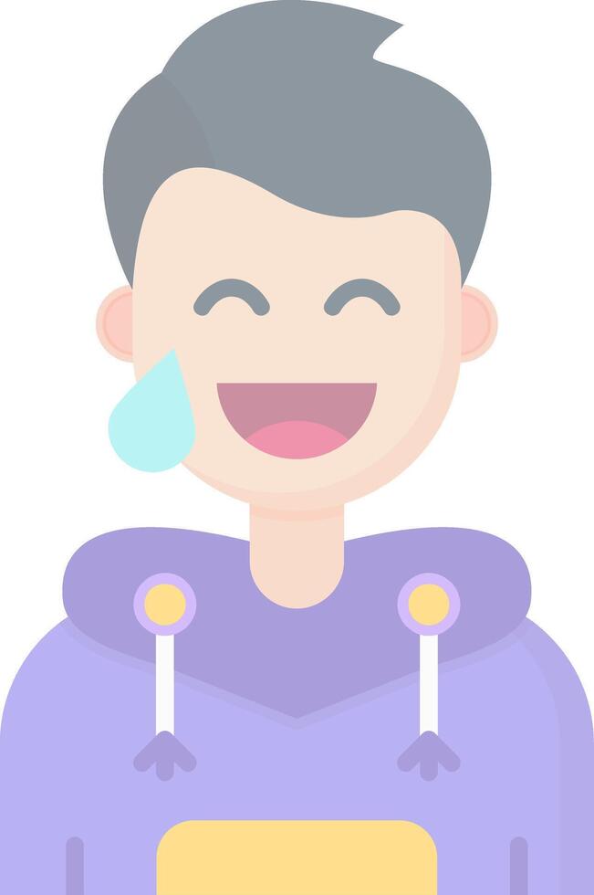 Sweat Flat Light Icon vector