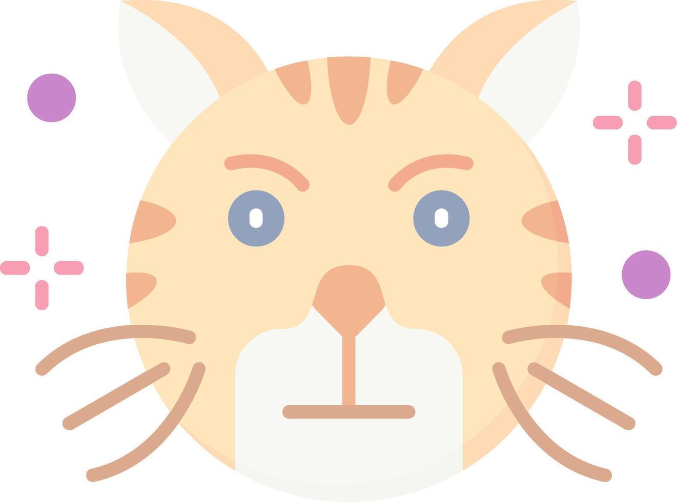 Embarrassed Flat Light Icon vector