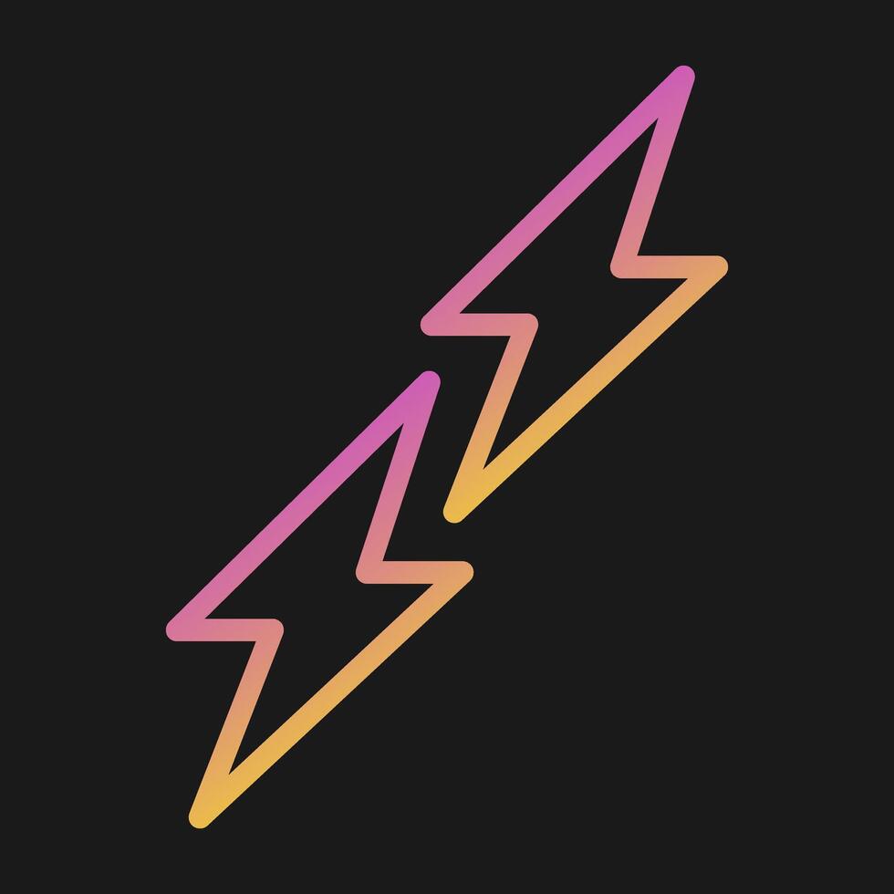 Lightning Vector Icon
