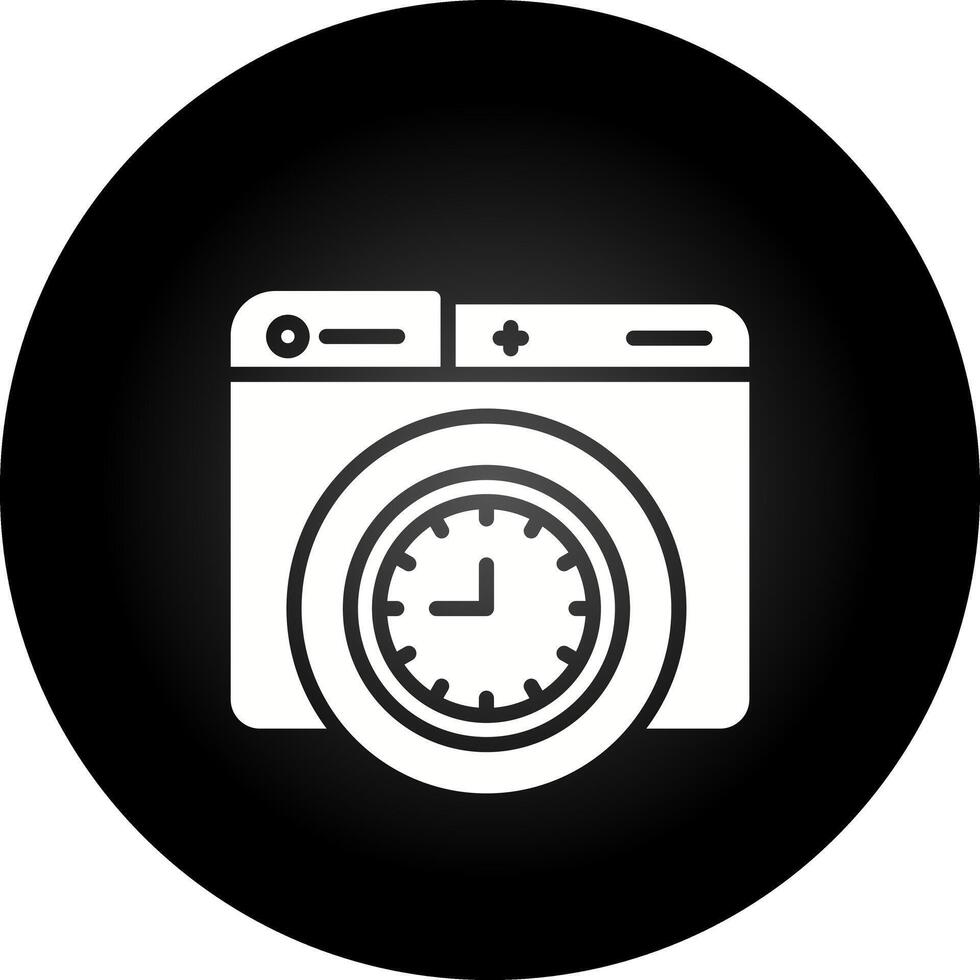 icono de vector de reloj