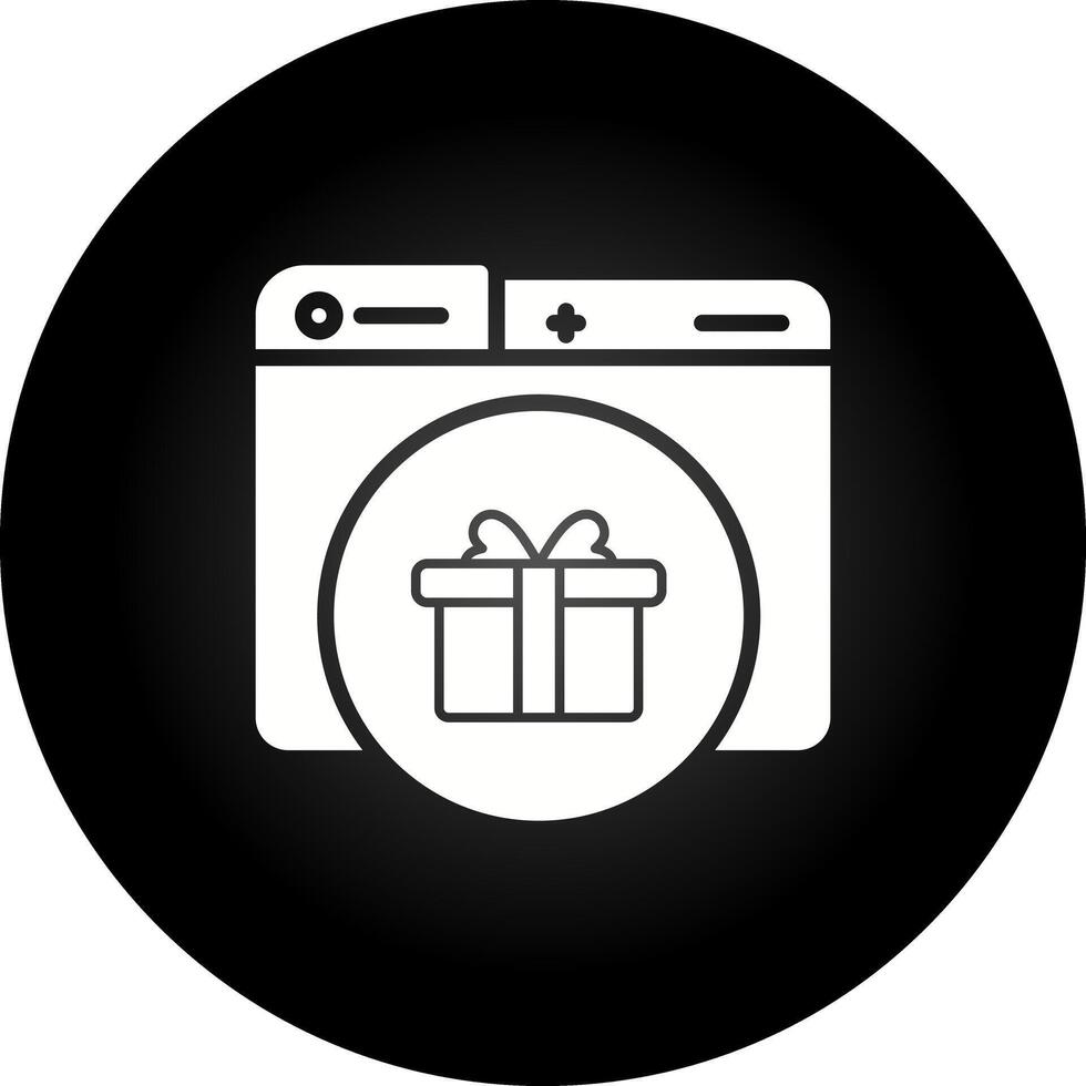 icono de vector de regalo