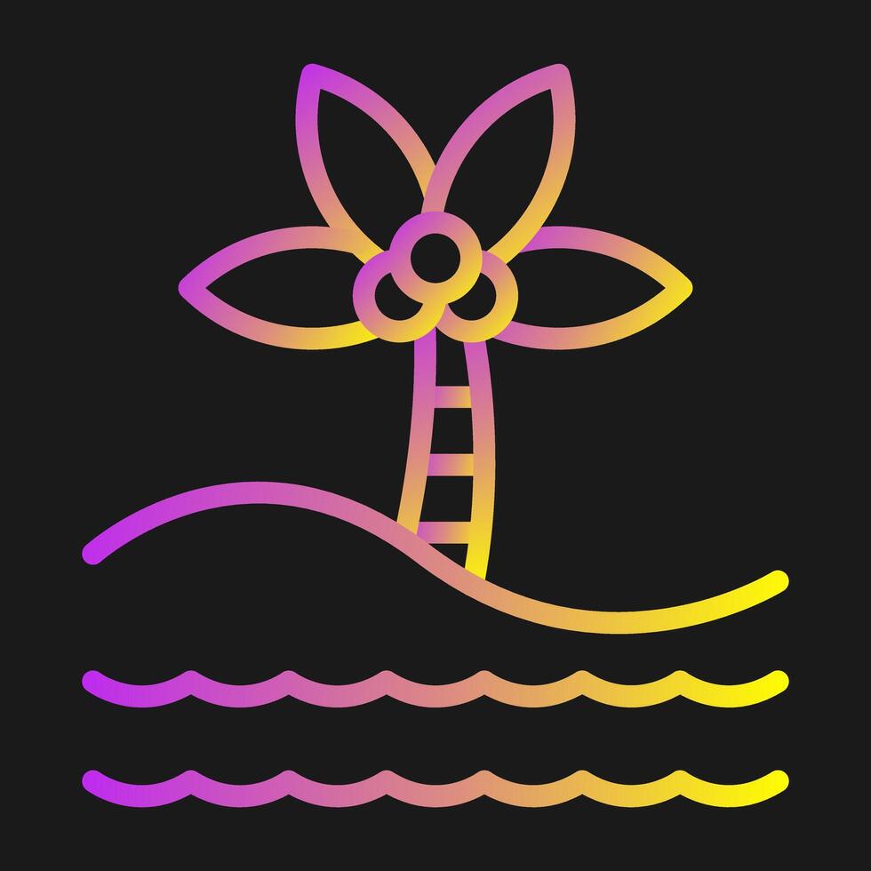 Island Vector Icon